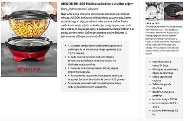micro hard obrenovac: Aparat za kokice RH-906, zapremina 5 L - Električni aparat za — 7