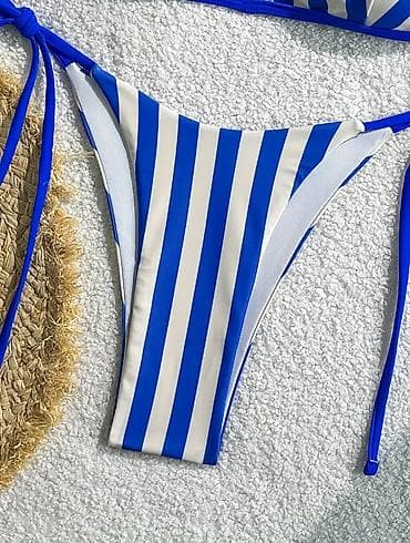 Kupaći kostimi: - Dizajn: klasičan trouglasti grudnjak i bikini gaćice sa vezivanjem — 4