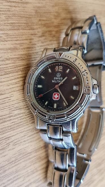 yettel smart satovi: Dva muška ručna sata – nerđajući čelik 1) Swiss Military (Swiss Made) — 3