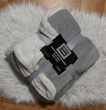 deda mraz i baba mrazica: DELTA HOME Luxury Micro Mink-Sherpa ćebe Dimenzija 200x200 - Tip — 10