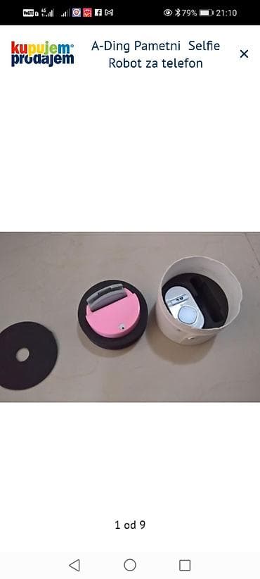 telefoni na dugmice: A-Ding pametni selfie robot za telefon - Motorizovani držač telefona — 1