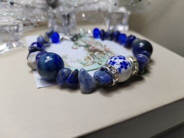 nakit ručni rad: Lapis lazuli narukvica — 2