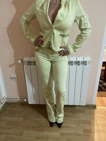 sanel kostimi: M (EU 38), Pamuk, Jednobojni, bоја - Zelena — 4