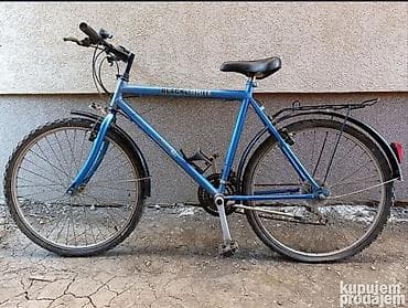 knjige za gimnaziju opsti smer: MTB 26 BLACK&WHITE – ispravan, 18 brzina, blatobrani + nosač — 2