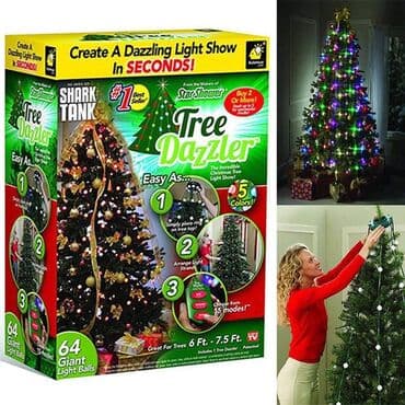 polovne čeone kosačice: Cena 2700 din Tree Dazzler 64 kugle Lako ukrašavanje božićnog drvca — 1