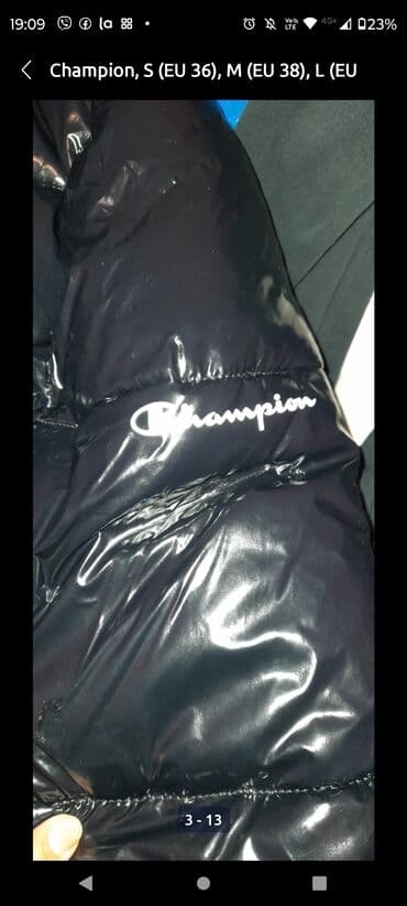 Champion, S, Single-colored, With lining, Down