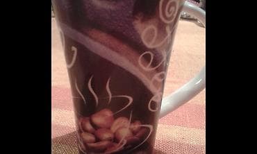 starinsko posuđe: Keramicka solja za caj,kafu neobicna sarena solja,neobicna,jako lepog — 1