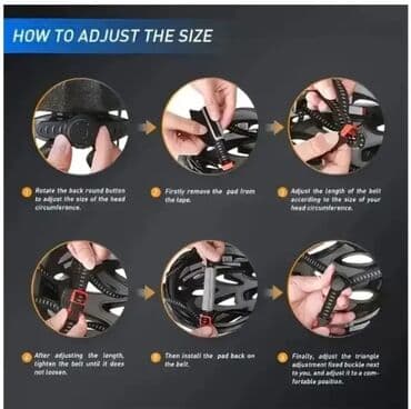 Oprema za bicikliste: Kaciga - lagana od 58-62cm Ima točkić za podešavanje veličine Urađena na lalafo.rs — 4 Oprema za bicikliste: Kaciga - lagana od 58-62cm Ima točkić za podešavanje veličine Urađena — 4