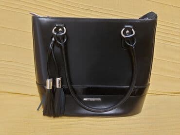 ysl torba za plazu: Shoulder bag, Mona, Material: Leather — 1
