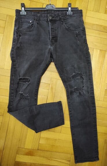 push up pantalone: Farmerke H&M veličina 36/32. Polovne. Poluobim struka 45/48 — 1
