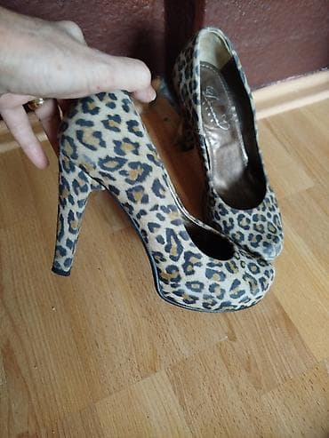 stikle new yorker: Ženske salonke – 2 para 1) Senf žute platform sandale/salonke s — 4