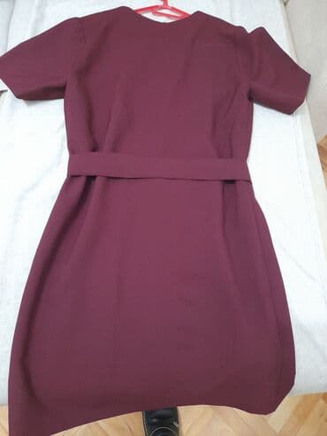 haljine šabac: S (EU 36), color - Burgundy, Evening, Short sleeves — 2