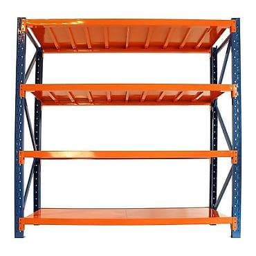 SuperHome 200x200x60cm 4x200kg Potpuno Metalna Montažna Polica