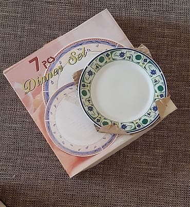 gas maska: Set tanjira – 7 delova (model 13021) - Sastav: 1 veliki tanjir + 6 — 1