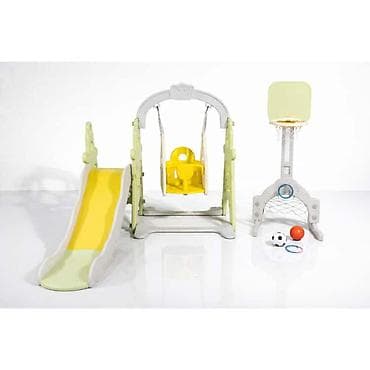 gnezdo za bebe 3 u 1: 3u1 set tobogan, ljuljaska i kos Tobogan za decu 3u1je odlično — 3