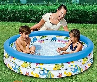 pumpa za bazen mega maxi: Bazen za decu Bestway Coral Kids 102×25 cm 51008 je namenjen — 1