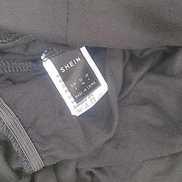 c: Crna duga haljina sa zvezdanim printom – SHEIN - Model: duga — 3