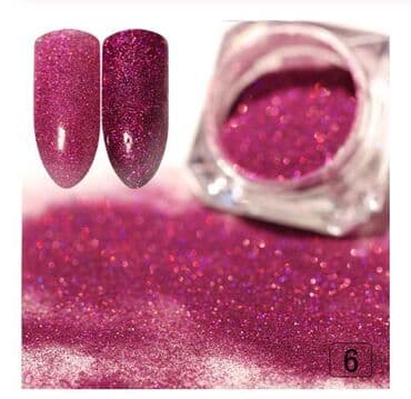 Nega noktiju: Ljubicasti sjajni prah BP + aplikator
Za ukrasavanje nokta — 1