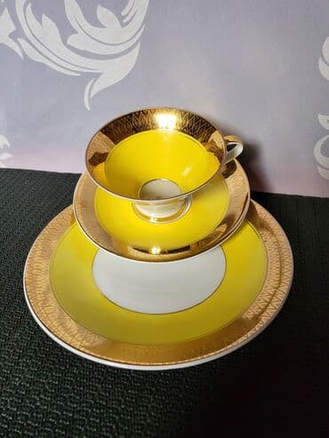 porcelanske solje za caj: Set porcelanski Gehren Istocna Nemacka 60,70te. Set nigde — 3