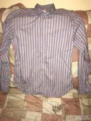 Trousers: Shirt Long sleeves, L, Giorgio Armani, color - Multicolored, Cotton — 2