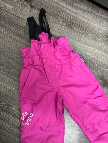 Ski trousers: Etirel, 122-128, color - Pink — 2