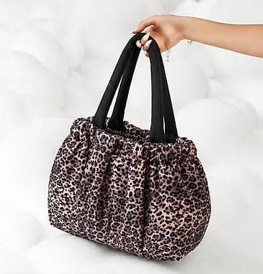 prodaja perlica: Ženska torba – leopard print - Model: mekana tote/šoper torba - — 7