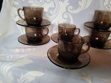 porcelanske solje za caj: Solje nove vatrostalne iz 80,90ih Duraleh francuske za kafu,caj — 6