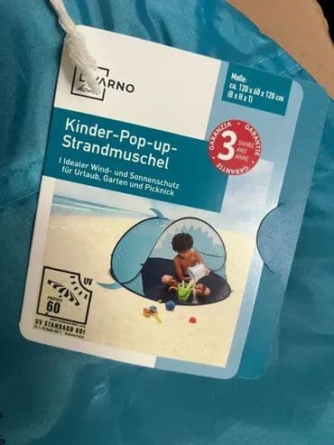 sanke za decu lidl: *** AKCIJA *** #1792 Dečiji šator za plažu LIVARNO home; Pop up beach — 2