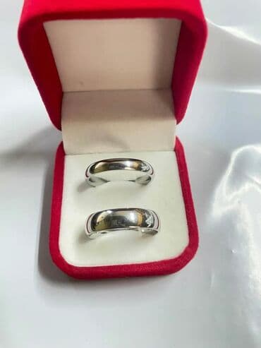 drzac za pantalone: Par burmi – klasični model od belog metala - Dizajn: glatke, polirane — 3