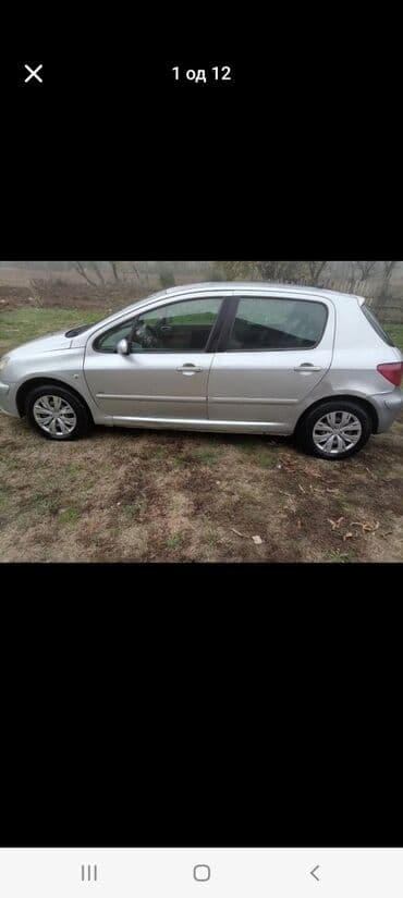 Donji delovi trenerke: Peugeot 307: 2 l | 2002 г. 8666 km Hečbek — 2