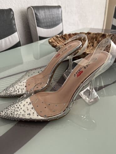 cizme iznad kolena na stiklu: Sandals, Alex, 37 — 2