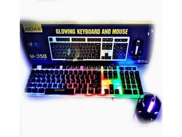 usisivači sa kesom: Gejmerska tastatura i mis crna i bela novo gaming akcija cene nisu — 1