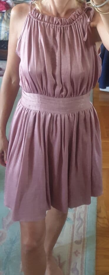 srebrna haljina kakve cipele: S (EU 36), color - Pink, With the straps — 2