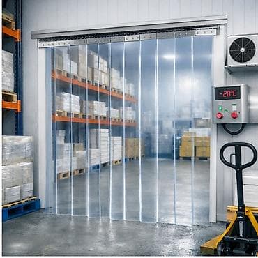 držač za kuhinjske krpe: Industrijske PVC Trakaste Zavese za Magacine i Hladnjače (Po Meri) — 1
