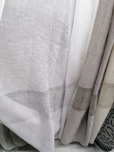 Figure: Zavese nove, Dužina i širina po meri. Ušivena traka i obrađene ivice — 4