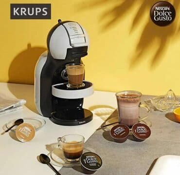 kuhinjske barske stolice: NOVO U FABRICKOM PAKOVANJU ⭐️DOLCE GUSTO Mini Me Sivo-crni — 1
