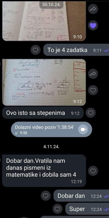 fazoni i fore igraonica: Nudim privatne časove matematike za pripremu male mature, prijemnih — 10