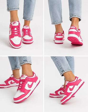 opposite obuca beograd: Nike Dunk Low – Pink/White - Model: Nike Dunk Low - Boja: roze sa — 1