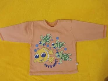 jakna za bebe devojcice: Round neck, Long sleeve, 80 — 5