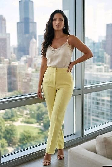ženski kompleti pantalone i sako: Karol pantalone u prelepim bojama 😍😍 Xs.S.M.L.XL Neke od boja imamo — 5