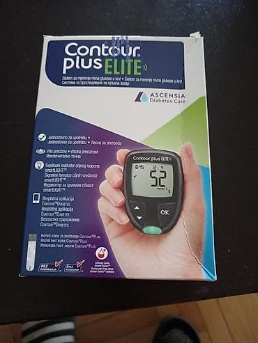 alkohol u krvi: Contour Plus Elite – sistem za merenje nivoa glukoze u krvi (Ascensia — 1