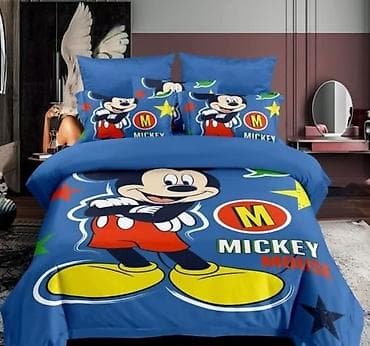 Sweatpants: 🪻🪻Decije Komplet posteljine sa motivom Mikija Mausa✨️✨️ - Dizajn — 3