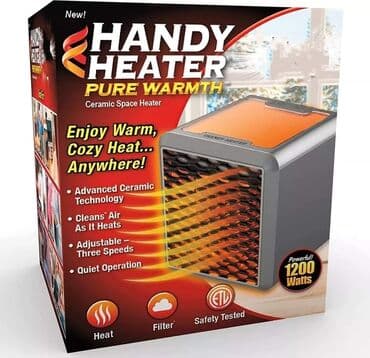 toplotna pumpa grejanje: GREJALICA 1500W Handy Heater Pure Warmth je vaš lični grejač prostora! — 2