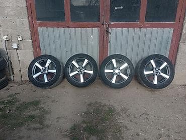 sivenje na veliko: Komplet od 4 alu felne sa gumama - Felne: alu, 5 krakova, dvobojne — 1