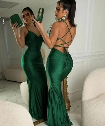 Potpuno nova haljina duga satenska M br