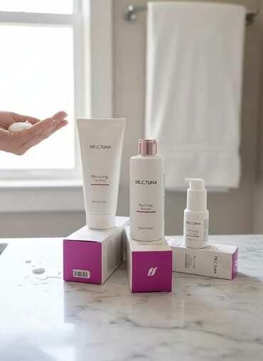 Men's Footwear: DR. C. TUNA Reviving – komplet za negu kose - Šampon Reviving, 225 ml — 1