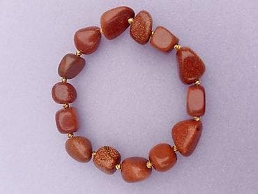 Venčanice i aksesoari: Narukvica Sunčev kamen Narukvica od Sunčevog kamena - Goldstone — 1