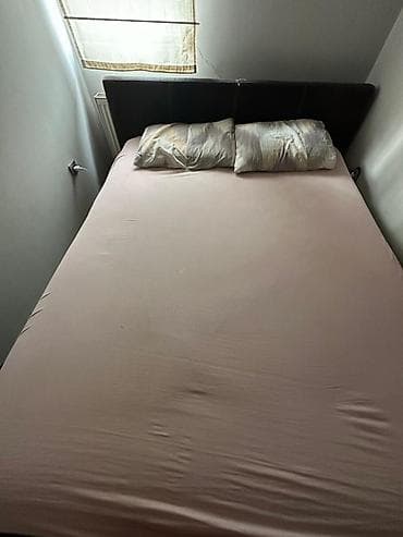 ikea cipelarnik crni: Francuski ležaj sa uzglavljem - Dimenzije: približno 217x180cm širine — 1