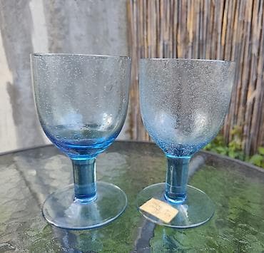 teflon za peglu: Crate & Barrel bubble glass čaše za vino - Rumunija (Set 6 kom) — 2