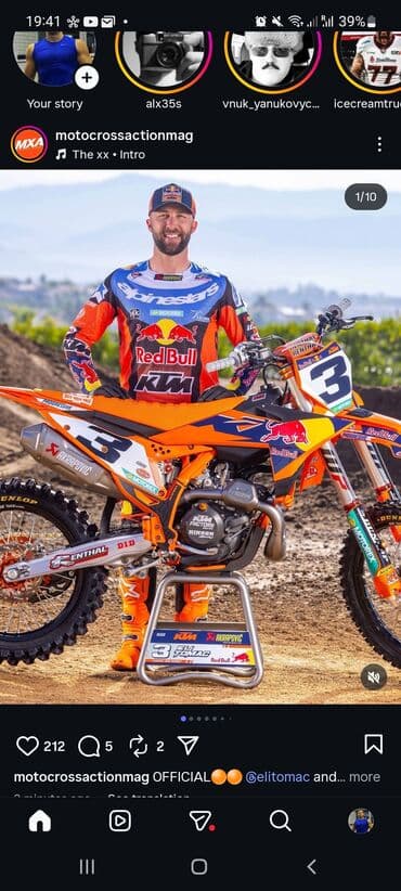 KTM motocross motor – trkački setap inspirisan Red Bull KTM timom -